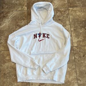 Jerzees White Pullover Hoodie Sweatshirt